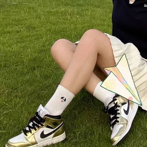 Jordan1MidSEMetallic减震防滑耐磨透气中帮复古篮球鞋DC1419-700