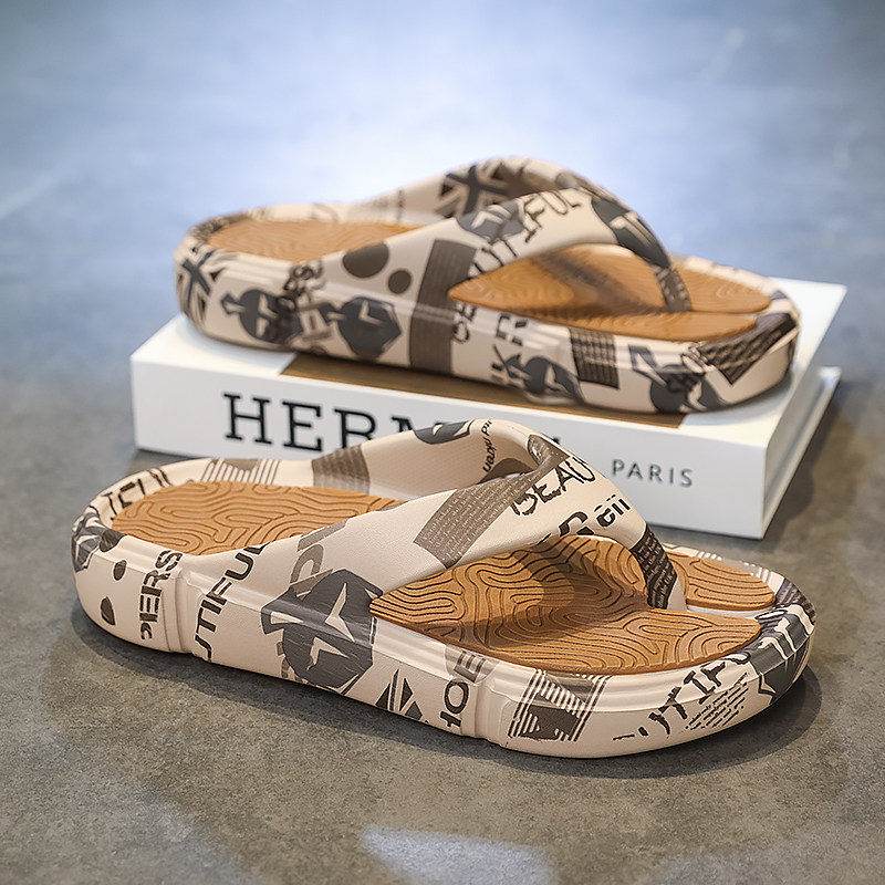 人字拖男夏季外穿防滑夹脚大码45拖鞋户外踩屎感厚底运动沙滩凉鞋,流行男鞋,人字拖,淘宝优惠券,粉丝福利购,淘宝优惠卷