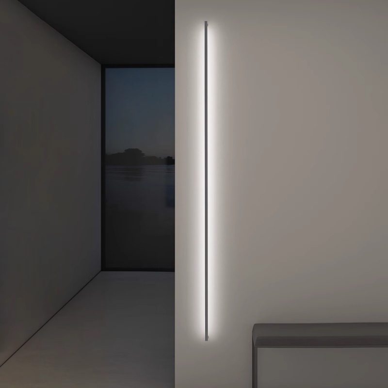 线形现代简约LED几何长条壁灯客厅转角酒店餐厅软装定制中山灯具