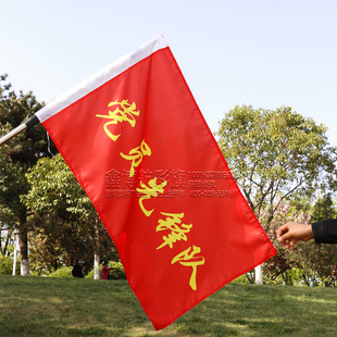 党员先锋队队旗  4号旗 党员旗 旗帜制作 旗子定制 党员突击队