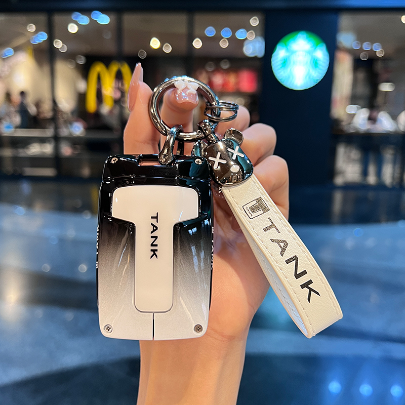 适用24坦克300钥匙套25款三百400hi4t赛博坦克500车包扣女男金属