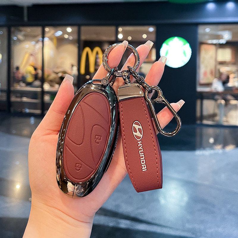 2025新款现代途胜钥匙套专用途胜L精英尊贵版金属壳包扣男女