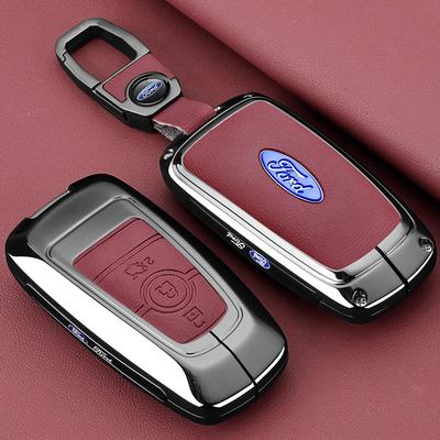 2026款福特蒙迪欧钥匙套18-25款福特锐界L锐际探险者真皮金属扣壳