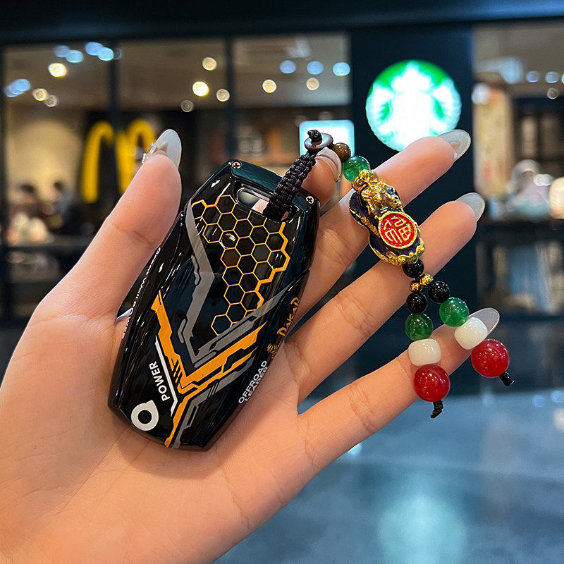 长城炮钥匙套23-25新款商用越野版皮卡车高档金刚炮壳包金属扣男