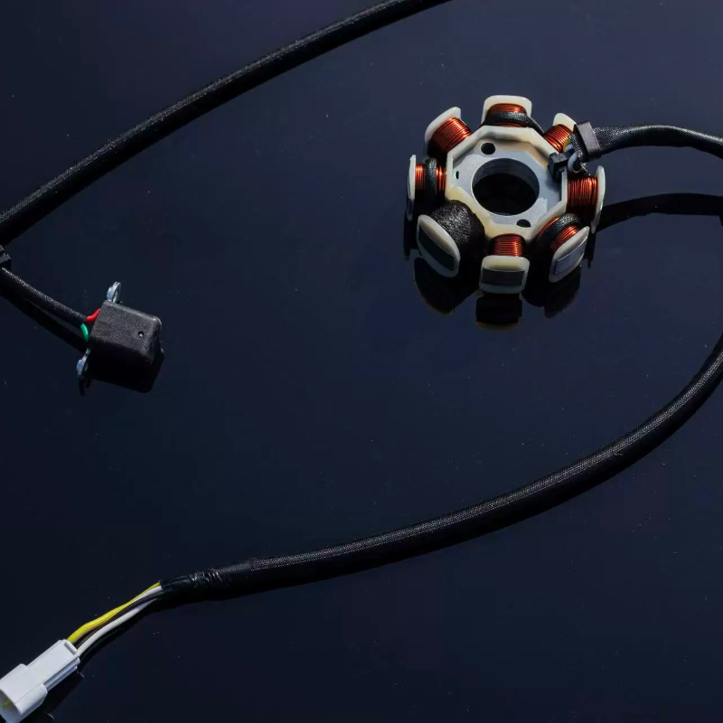 三浦两冲程300发动机点火线圈MIURA300转子磁缸三浦二冲磁电机