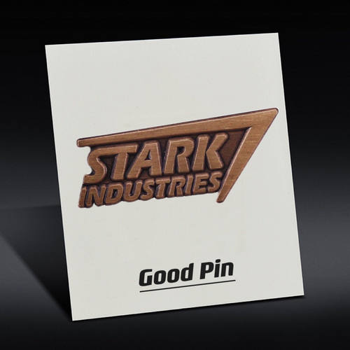 starkindustries史塔克金属徽章