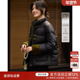 XWI欣未新中式 丝绒撞色拼接羽绒服女2024年冬季 立领盘扣保暖外套