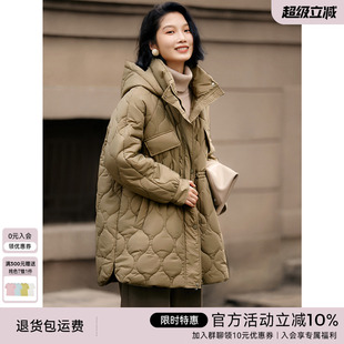 XWI欣未美拉德棉衣棉服女冬季 618反季 清倉(cāng) 收腰顯瘦抽繩設(shè)計(jì)外套