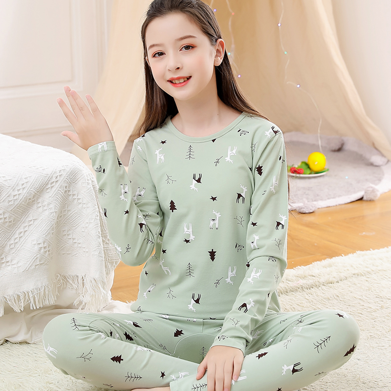 可爱学生少女圆领打底保暖