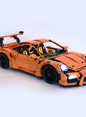 YEABRICKS适用乐高42056科技机械保时捷911GT3RS赛车适配LED灯饰