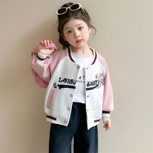 女童女宝宝春秋外套棒球服