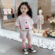 套装 休闲薄款 2026新款 夏装 女宝宝儿童小熊 洋气小女孩短袖 女童夏季