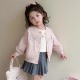 蝴蝶结上衣春季 儿童洋气春装 女宝宝棒球服 2026新款 女童外套春秋款