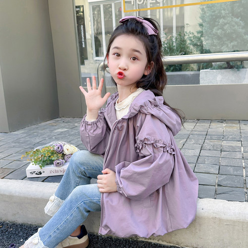 秋季花边女宝宝开衫上衣潮