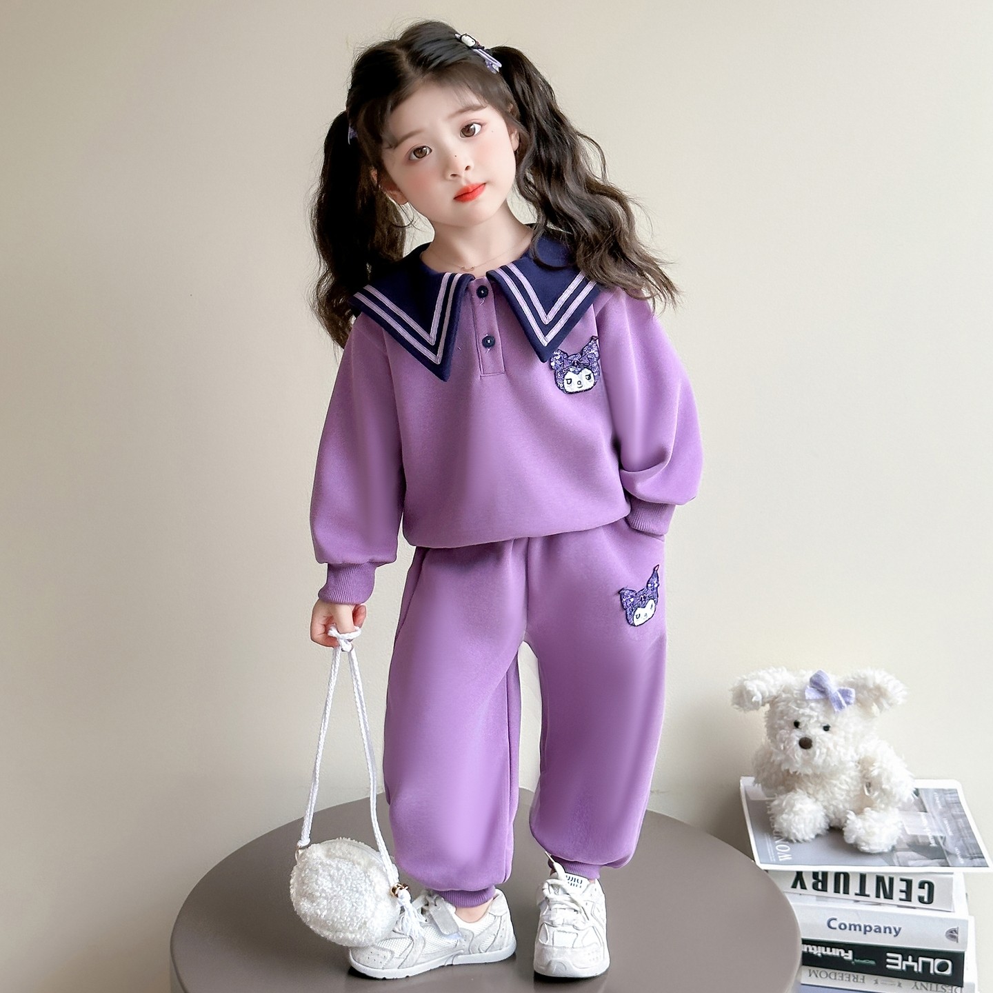 女童春秋款运动套装2026新款洋气时髦儿童女宝宝春季春装开春卫衣,童装/婴儿装/亲子装,套装,淘宝优惠券,粉丝福利购,淘宝优惠卷