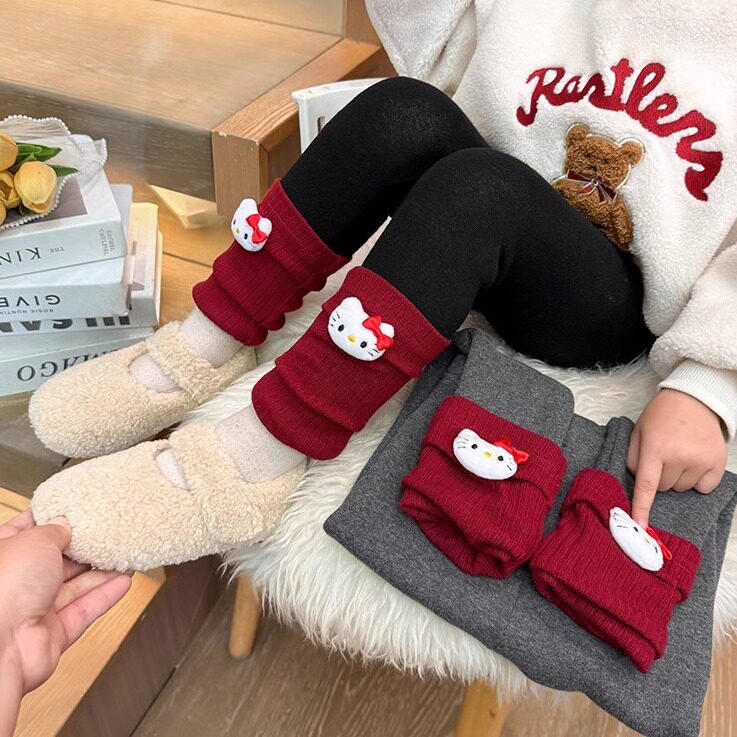 女童加绒打底裤外穿秋冬季2025一体绒儿童加厚外穿猫咪女宝宝裤子,童装/婴儿装/亲子装,裤子,淘宝优惠券,粉丝福利购,淘宝优惠卷