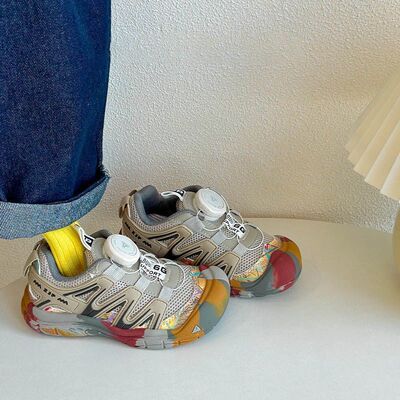 新品折扣奥特莱斯撤柜清仓2026春夏新款韩版儿童运动鞋男童户外鞋