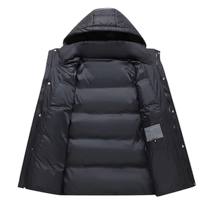 冬季防风保暖标白鸭绒连帽外套羽绒服情侣款 有标B247-238-p145图片