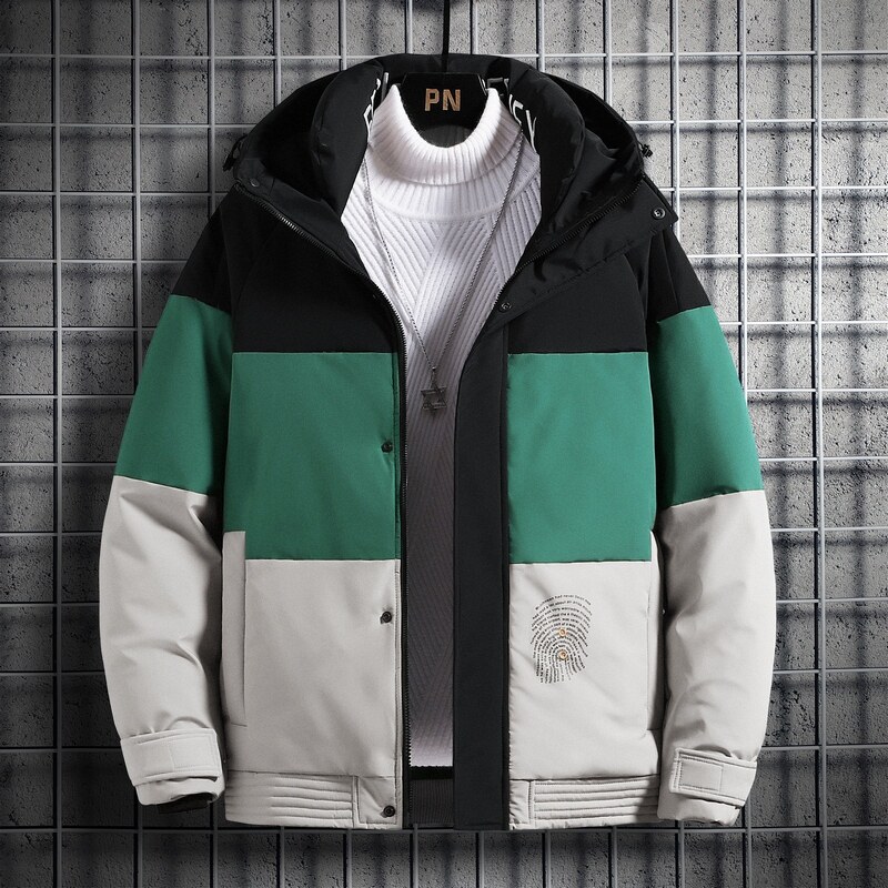 2021电商B247冬季新款加厚白鸭绒羽绒服拼色时尚外穿MY801-P135,男装羽绒服,电商B247