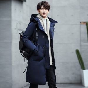 2020电商B247冬季新款港风男中长款潮流舒适加厚羽绒服MY65-P140图片