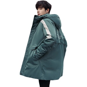 2021电商B247冬时尚韩版加厚保暖白鸭绒羽绒服情侣装MY25-P150图片