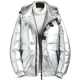 2020电商B247冬季新款情侣款抗寒外穿亮面羽绒服男短款潮869-P200，男装羽绒服，电商B247