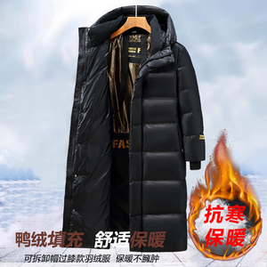 冬季新款高板本钻石黑金长款羽绒服情侣款外套DS-B247-YF581-P125图片