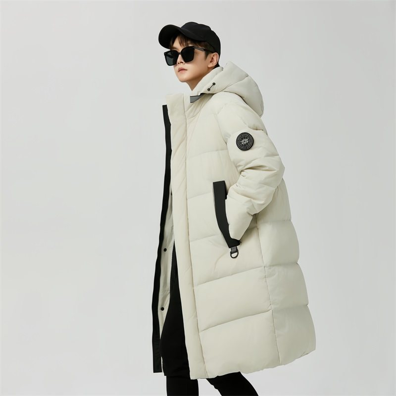 冬季暖标90白鸭绒连帽外套羽绒服情侣款带B247-2689-p220,男装羽绒服,电商B247
