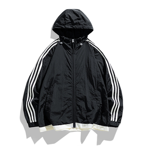 25年春夏新款UPF50+三条杠防晒衣时尚外套DS-B247-7706-P45,微胖女生穿搭秋季学生牛仔外套图片
