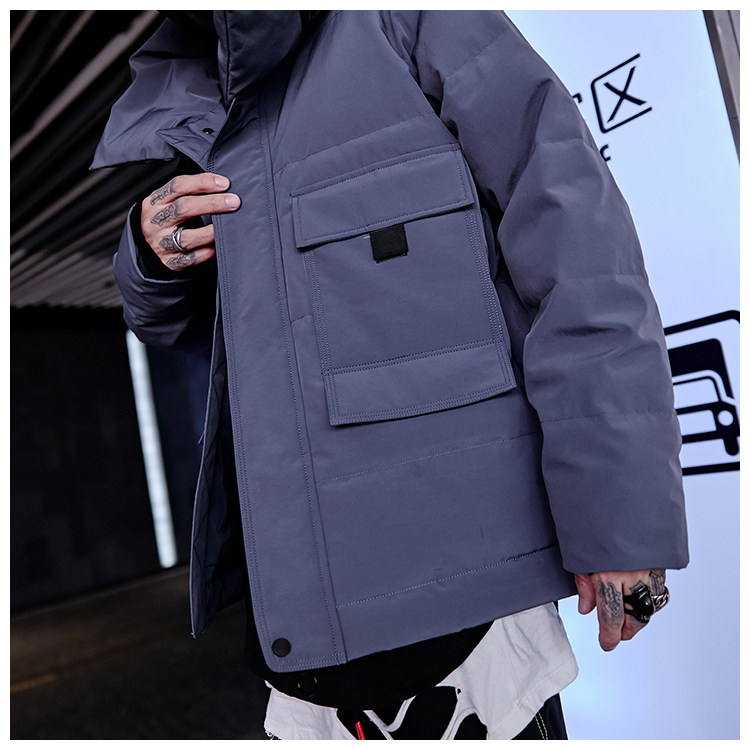 2020电商B247冬季新款港风潮牌加厚保暖抗寒大口袋男8100-P230,男装羽绒服,电商B247