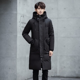 2022冬季新款中长款白鸭绒绒羽绒服加厚保暖外套DS-B247-Y65-P140，男装羽绒服，电商B247