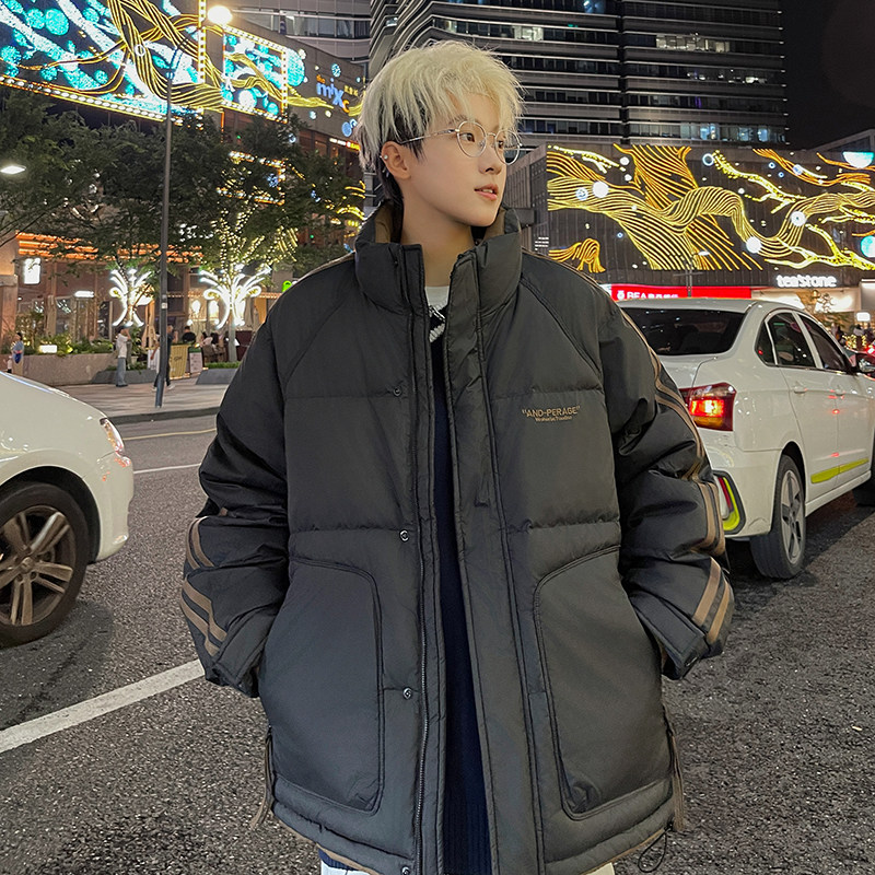 冬季新款新标潮牌白鸭绒外套羽绒服男女同款B247-7008-P160,男装羽绒服,电商B247