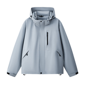 春款 P63 688 户外运动远足攀登防风防水冲锋连帽夹克情侣款 B247