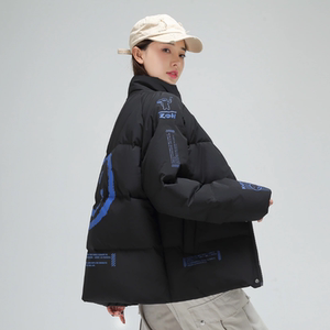 冬季保暖标白鸭绒连帽外套羽绒服情侣款 笑脸款B247-239-p125图片