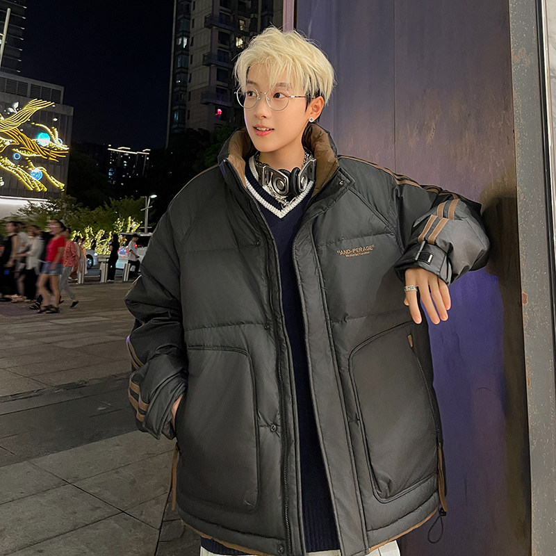 冬季新款新标潮牌白鸭绒外套羽绒服男女同款B247-7008-P160,男装羽绒服,电商B247