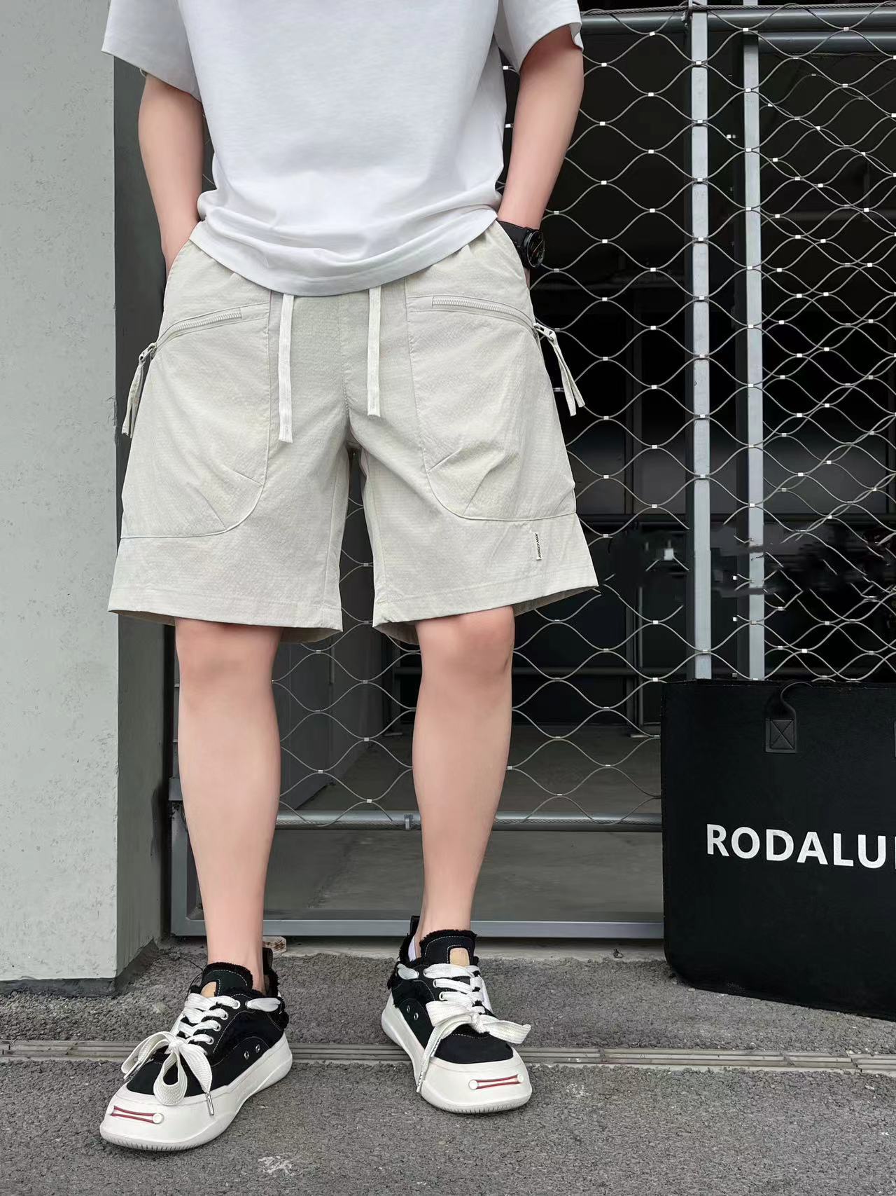 24年夏新款休闲短裤潮牌工装裤宽松透气五分裤男DS-B247-2431-P55,男装牛仔裤,电商B247