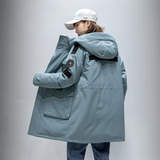 2022冬季新款中长款羽绒服连帽外套白鸭绒流行DS-B247-2129-P190，男装羽绒服，电商B247