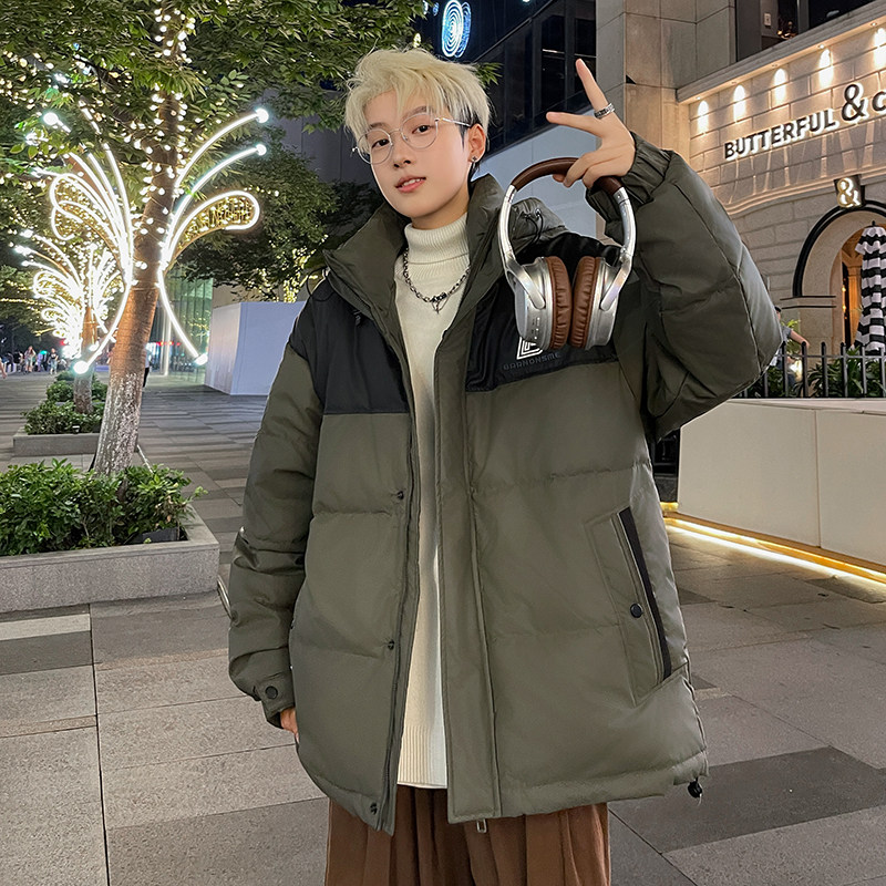 冬季新款新标潮牌白鸭绒外套羽绒服男女同款B247-7001-P170,男装羽绒服,电商B247