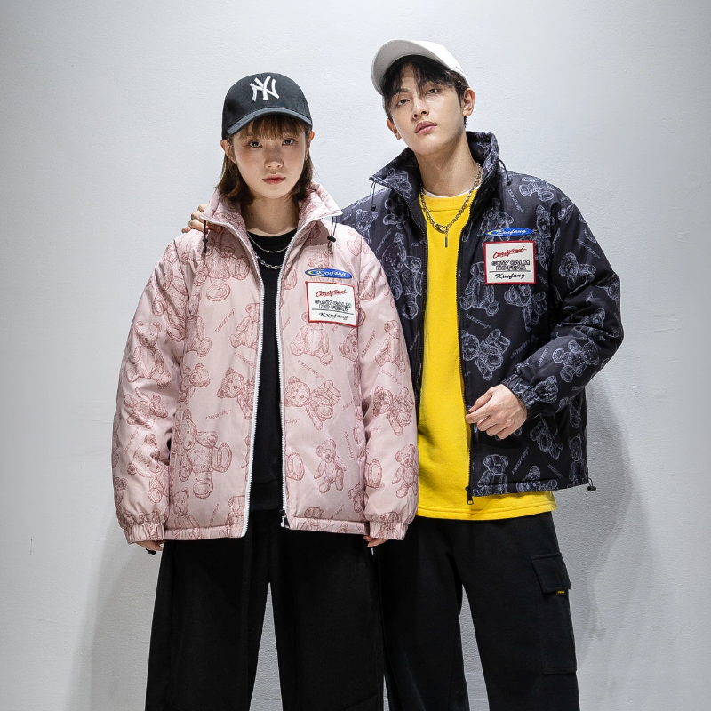 2022冬季新款流行羽绒服加厚保暖外套情侣款DS-B247-2128-P120,男装羽绒服,电商B247