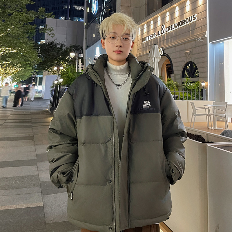 冬季新款新标潮牌白鸭绒外套羽绒服男女同款B247-7001-P170图片