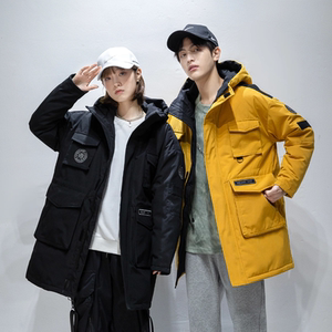 2022冬季新款中长款羽绒服青春流行外套情侣装DS-B247-2129-P190图片