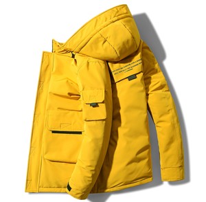 2020电商B247冬季新款男士羽绒服中长款户外连帽抗寒潮MY059-P110图片
