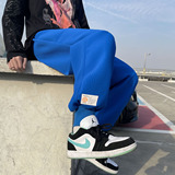 22年春季新款纯色INS华夫格束脚运动休闲卫裤男女DS-B247-K60-P60，男装休闲裤，电商B247