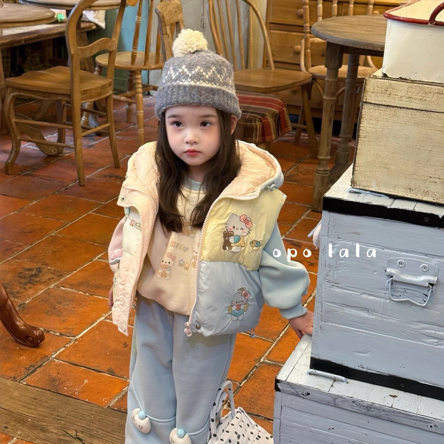 女童深秋款马甲外套2025新款