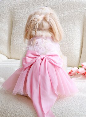 2025新款宠物狗狗燕尾公主裙春夏款宠物衣服新款裙子狗狗服饰