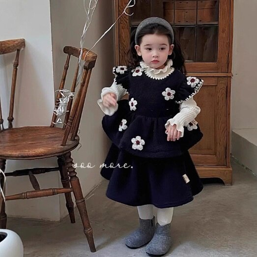 女童套装深秋款2025新款