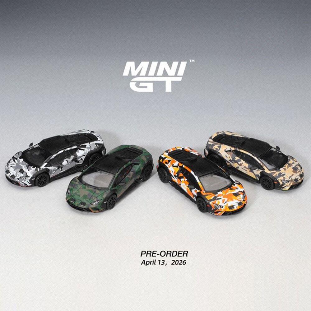 MINIGT 1:64 兰博基尼Huracan Sterrato  迷彩涂装套装模型 S0026图片