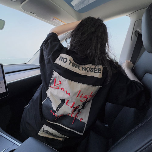 美式高街贴布绣小众复古短袖T恤