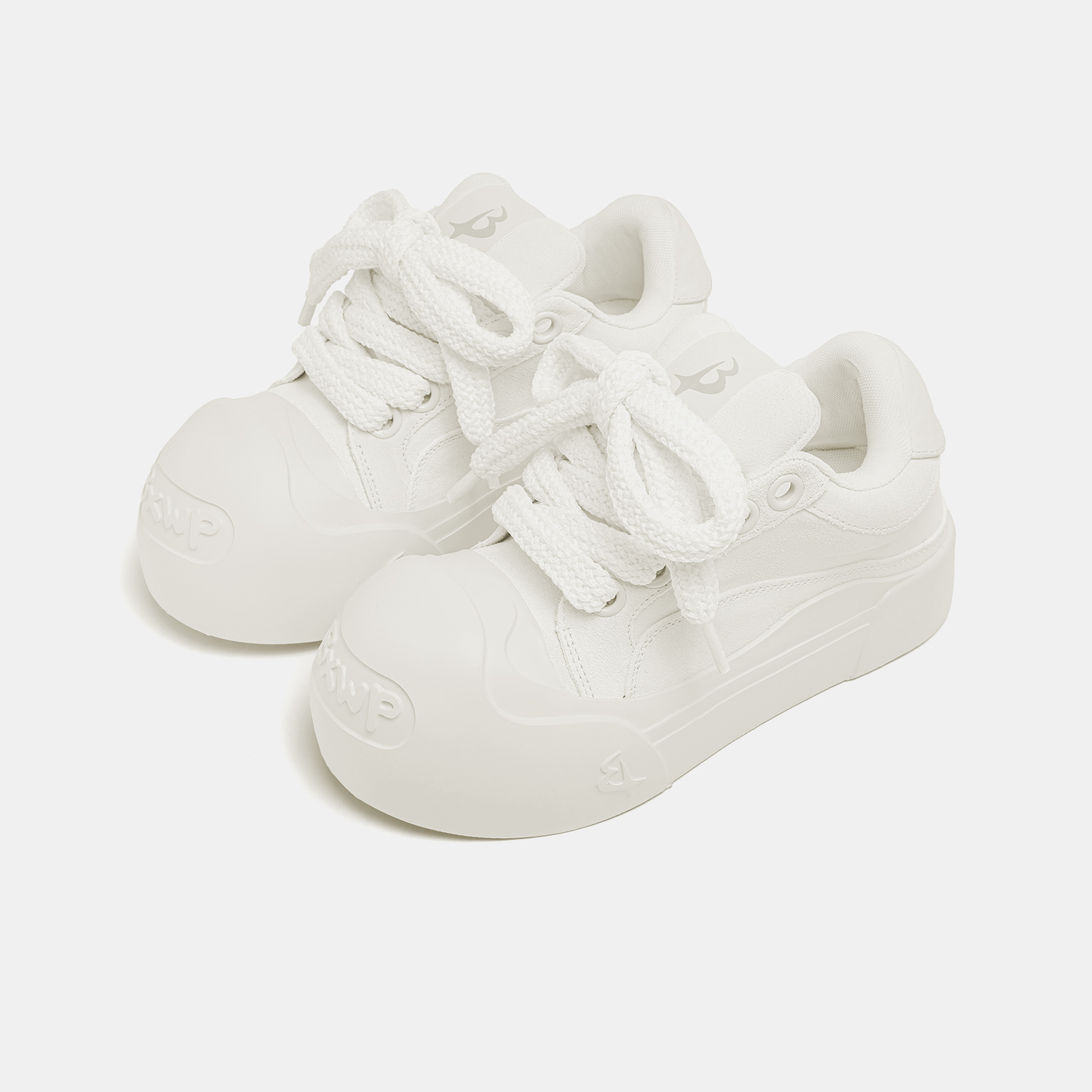 BXWP不喜勿喷小泡芙小白鞋面包鞋