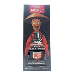 越南MR.VIET滴漏研磨阿拉比卡250g咖啡粉含滴漏提神手冲原装